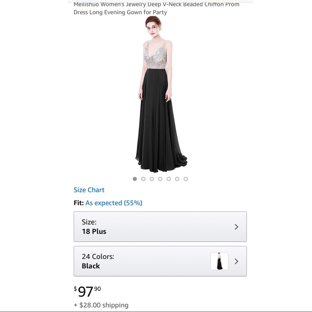 Sequin, open back gown with tail